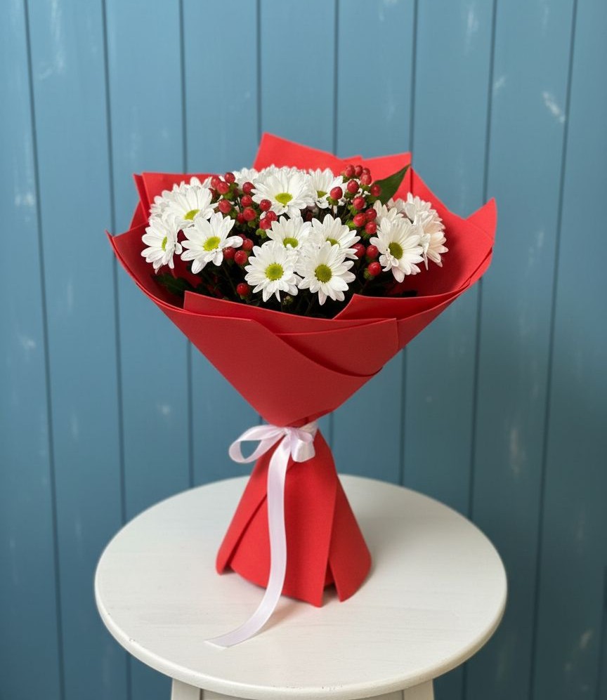 Букет цветов из: Хризантемы в Беломорске