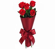 Букет 5 Красных роз Эдлесс Лав в Беломорске