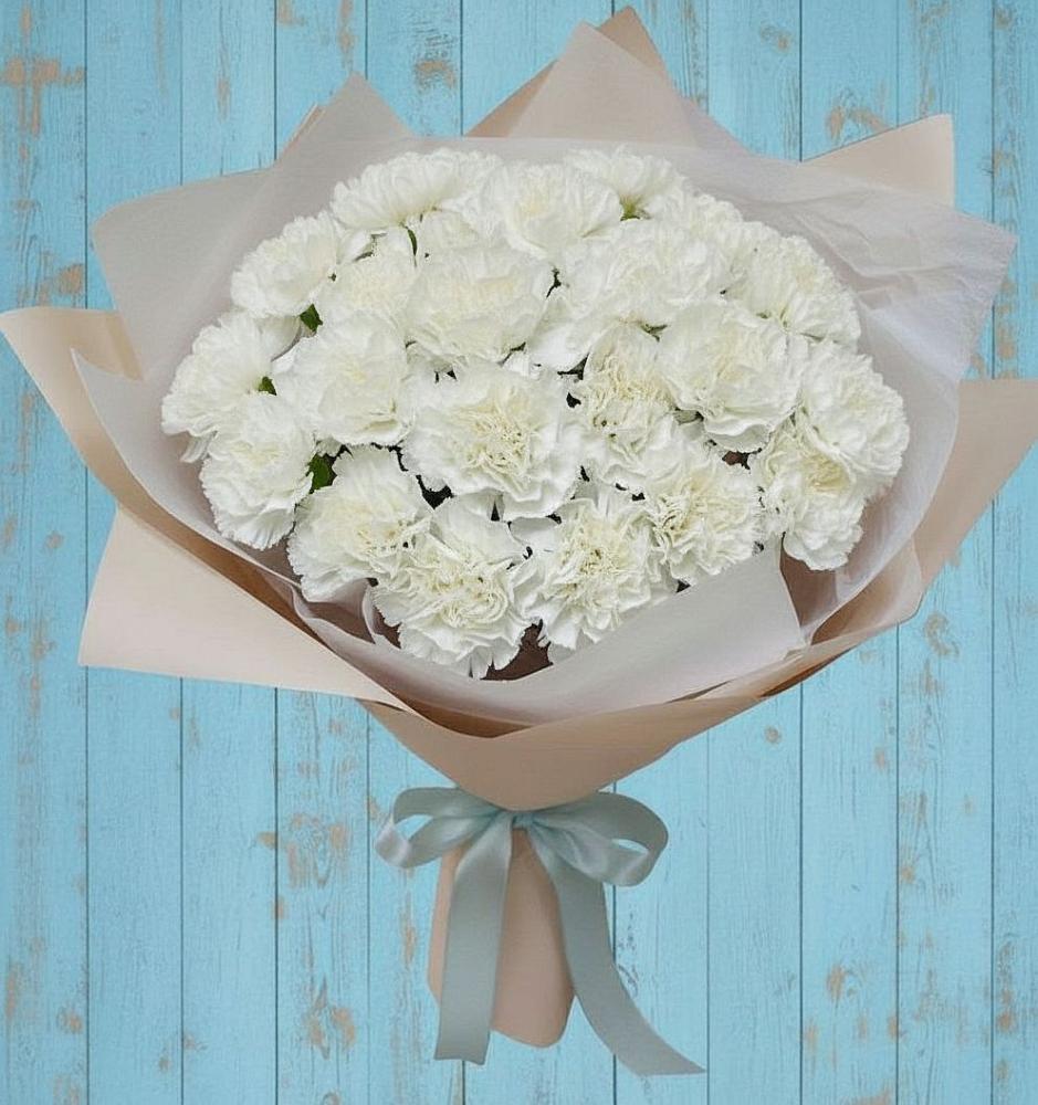 Букет цветов из: Гвоздики в Беломорске