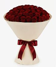 Букет 101 Бордовая роза Блэк Бакарра в Беломорске