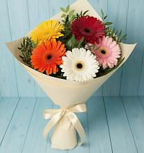 Букет цветов из:  Герберы #REPLACE_PRED# Беломорске