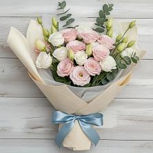 Букет цветов из:  Лизиантусы в Беломорске