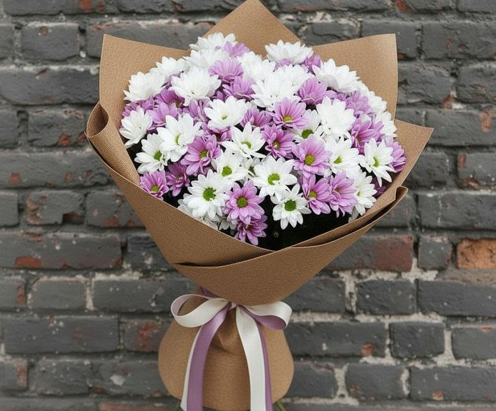Букет цветов из: Хризантемы в Беломорске