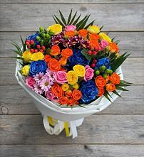 Букет цветов из:  Розы и Хризантемы в Беломорске