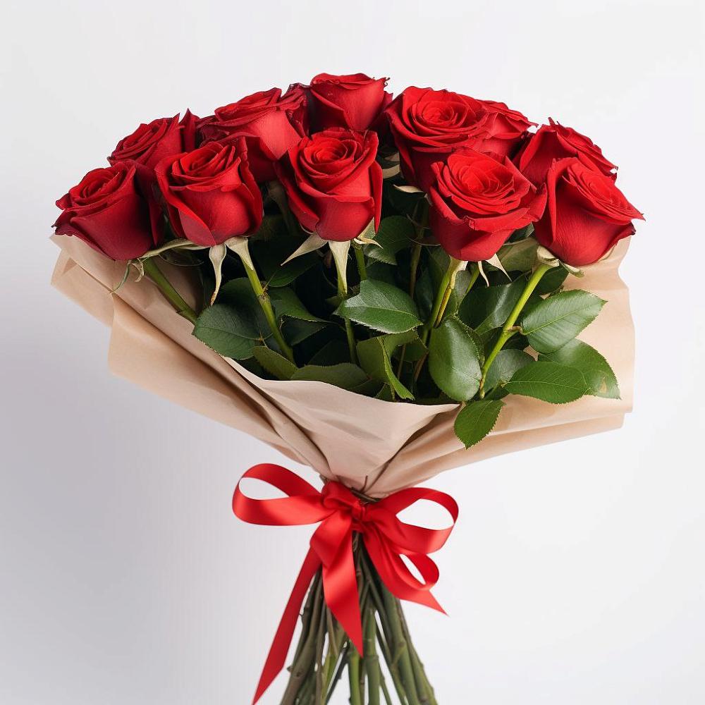 Букет 11 Красных роз Эдлесс Лав в Беломорске